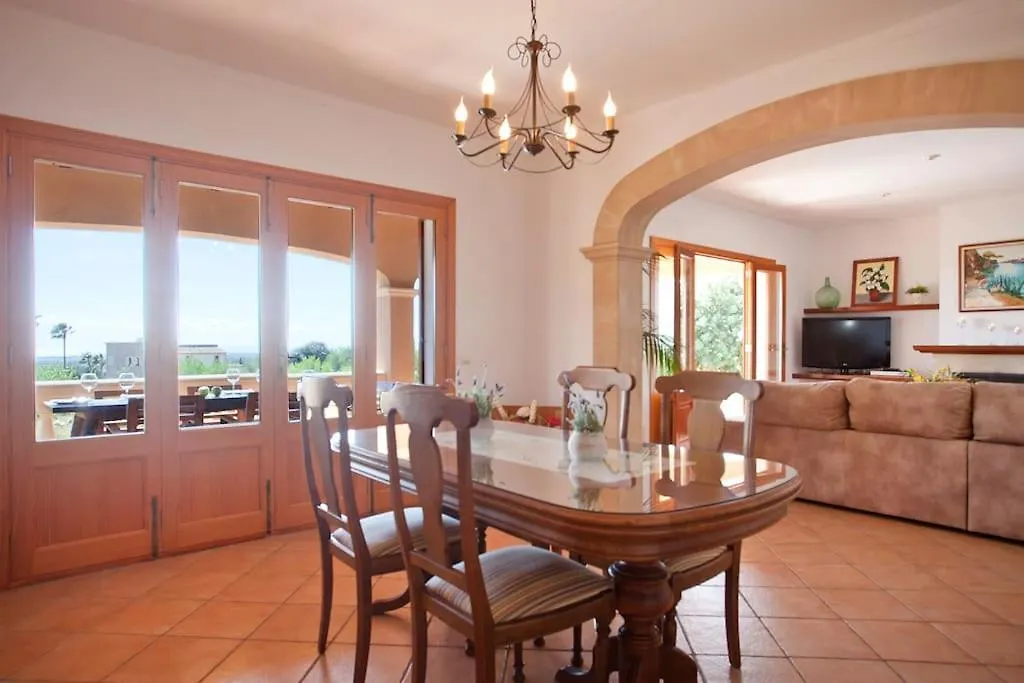 펜션 Villa Can Marines, Con Vistas Panoramicas S'Horta